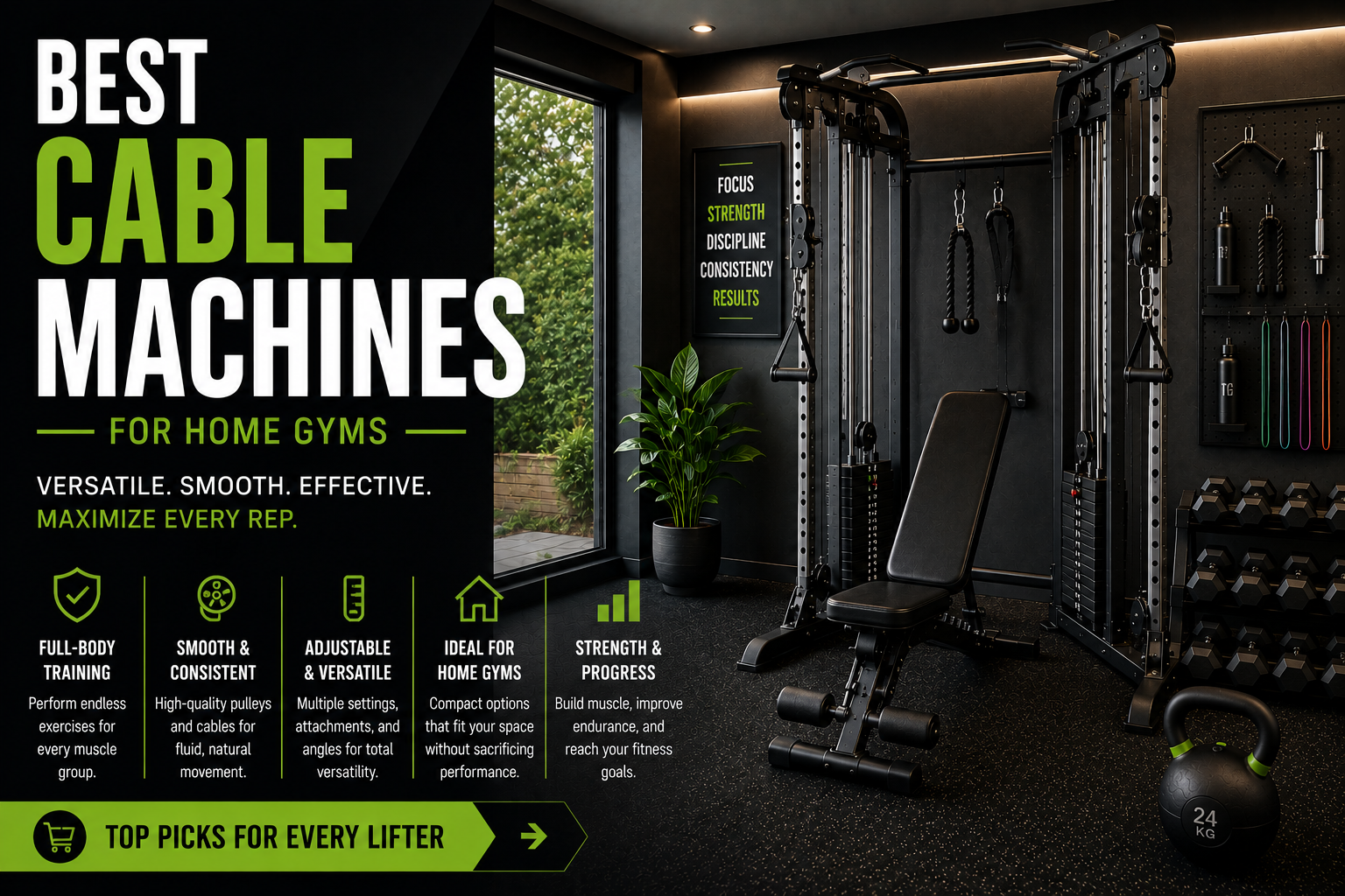 Best Cable Machines for Home Gyms (Top Pulley Systems Compared)